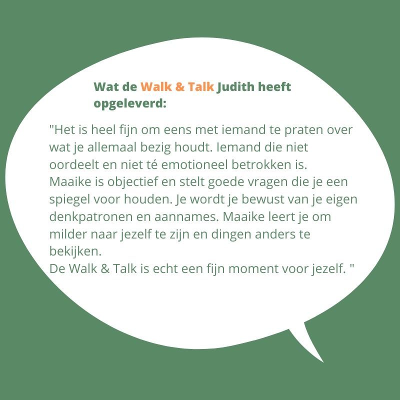 Judith walk & talk